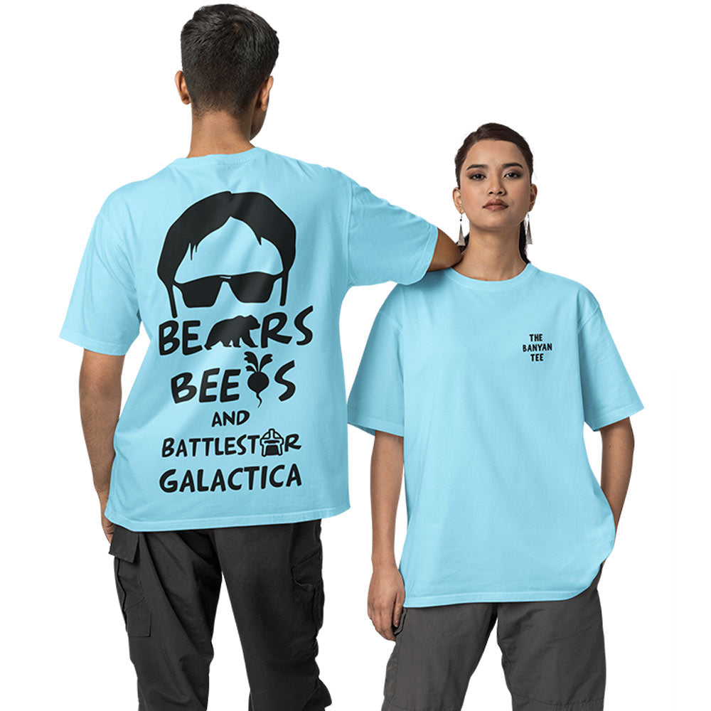 The Office Oversized T shirt - Bears Beets & Battlestar Galactica