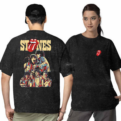 the rolling stones oversized t shirt - stones music t-shirt black buy online india the banyan tee tbt men women girls boys unisex