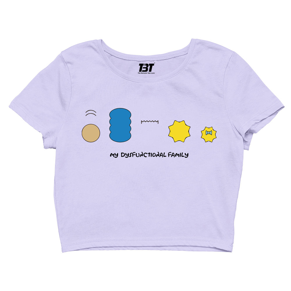 The Simpsons Crop Top Merchandise Apparel Clothing Shirt