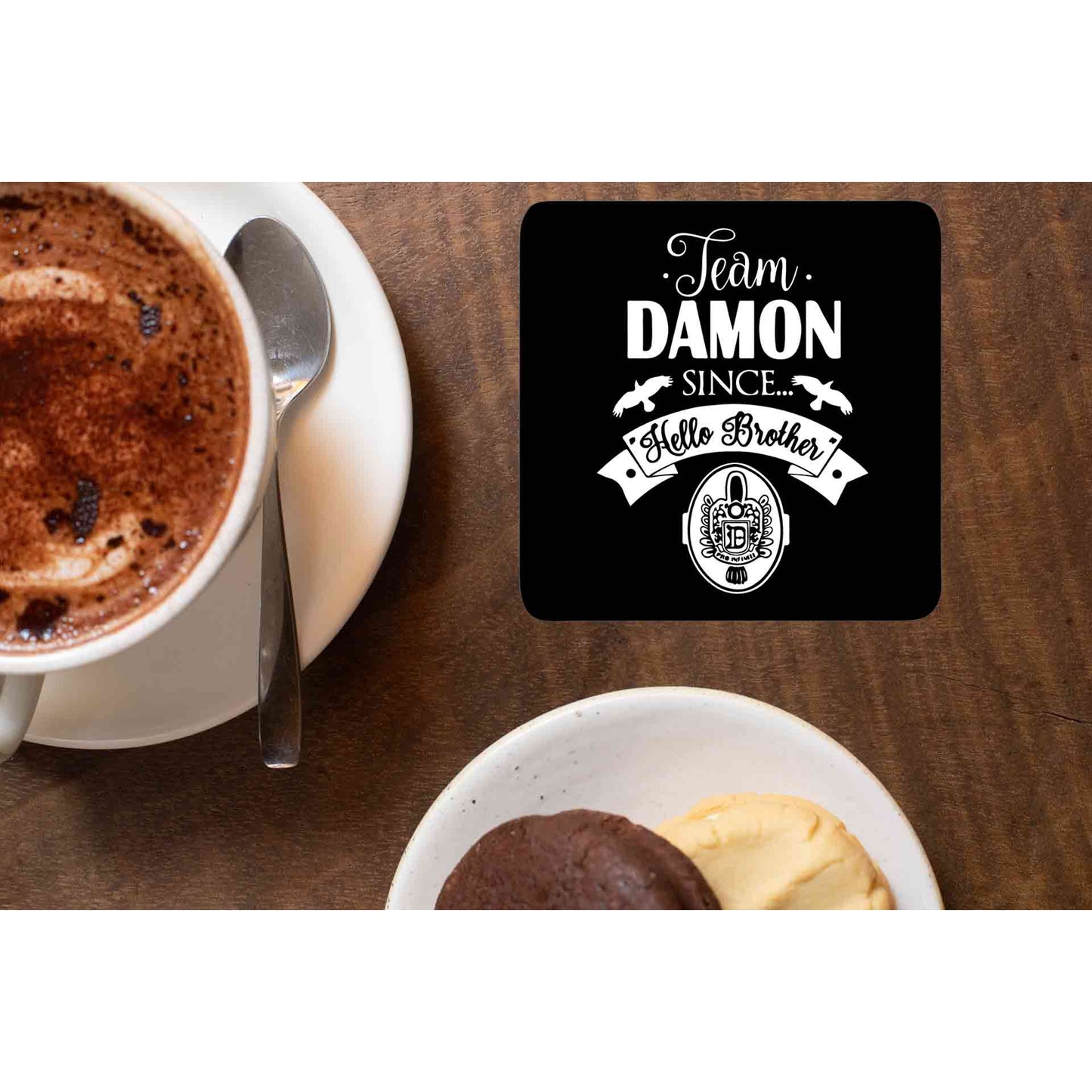 the vampire diaries team damon coasters wooden table cups indian tv & movies buy online india the banyan tee tbt men women girls boys unisex