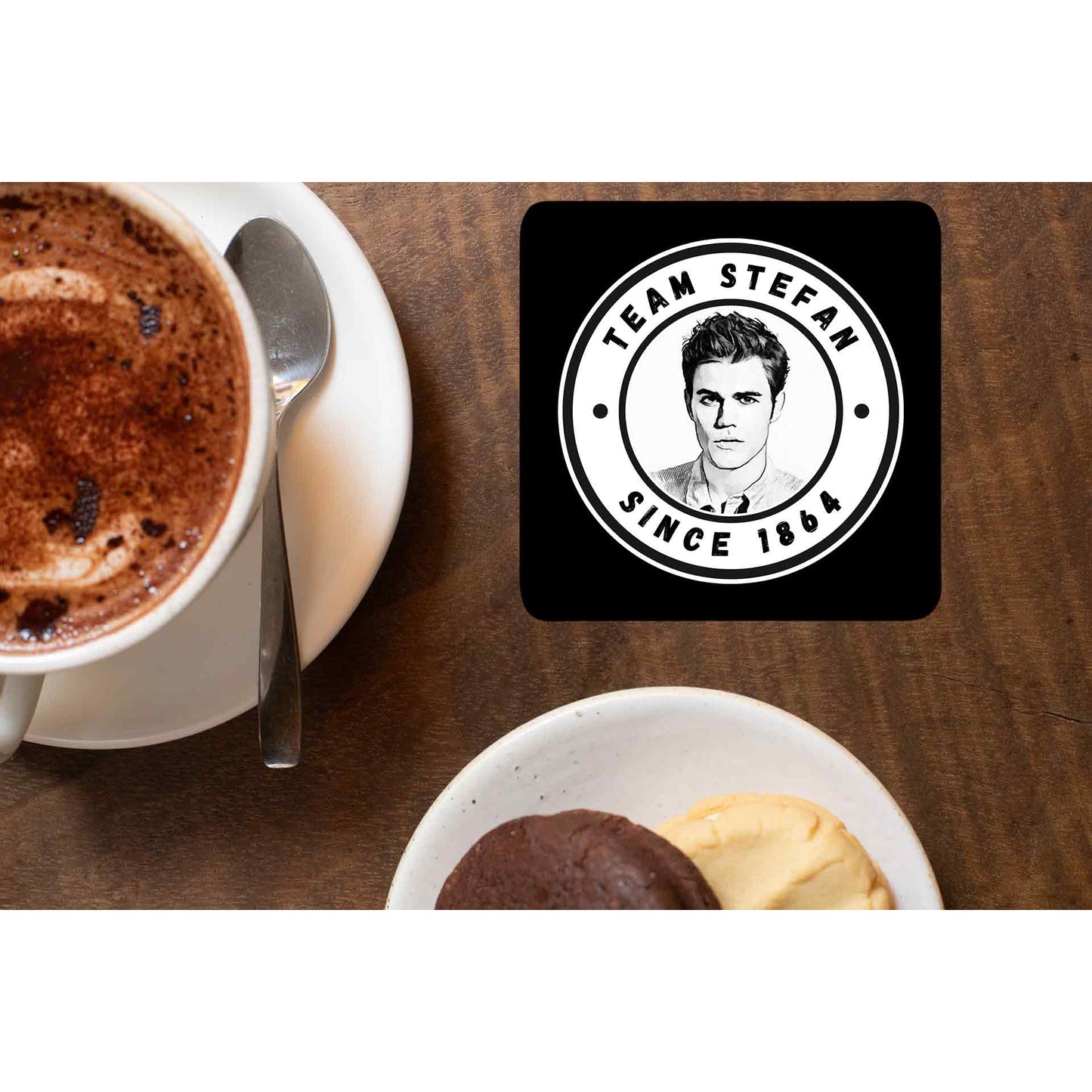 the vampire diaries team stefan coasters wooden table cups indian tv & movies buy online india the banyan tee tbt men women girls boys unisex  