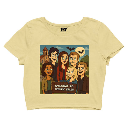 the vampire diaries welcome to mystic falls crop top tv & movies buy online india the banyan tee tbt men women girls boys unisex s 