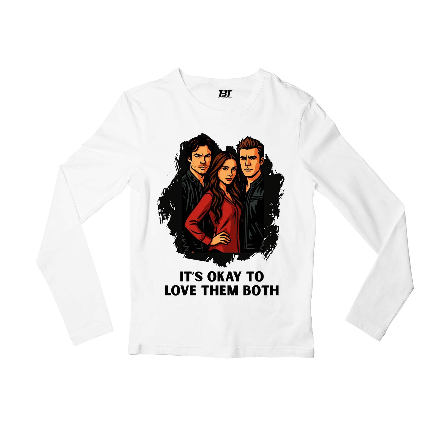 the vampire diaries mystic doodle full sleeves long sleeves tv & movies buy online india the banyan tee tbt men women girls boys unisex white