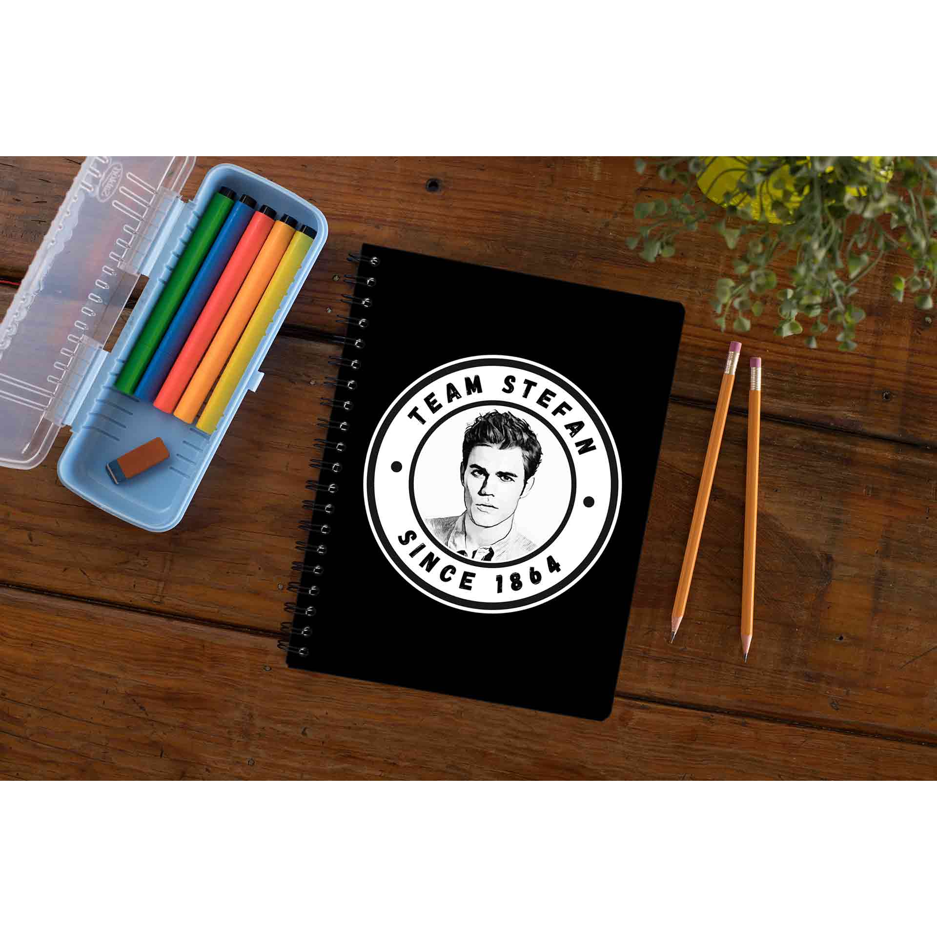 the vampire diaries team stefan notebook notepad diary buy online india the banyan tee tbt unruled