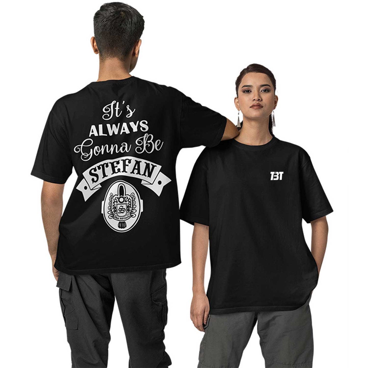 The Vampire Diaries Oversized T shirt - Always Stefan