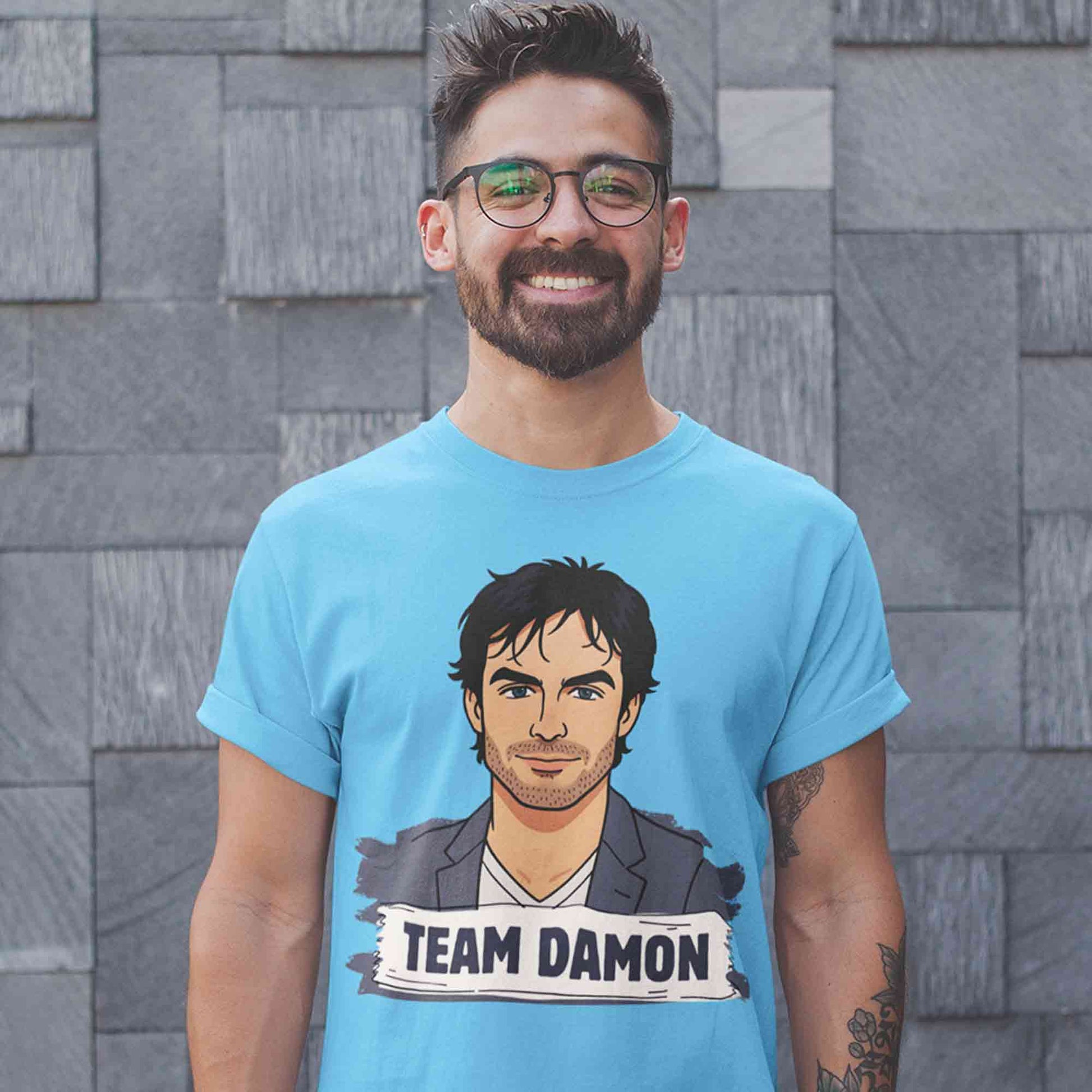 the vampire diaries damon t-shirt tv & movies buy online india the banyan tee tbt men women girls boys unisex turquoise