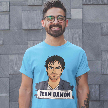 the vampire diaries damon t-shirt tv & movies buy online india the banyan tee tbt men women girls boys unisex turquoise