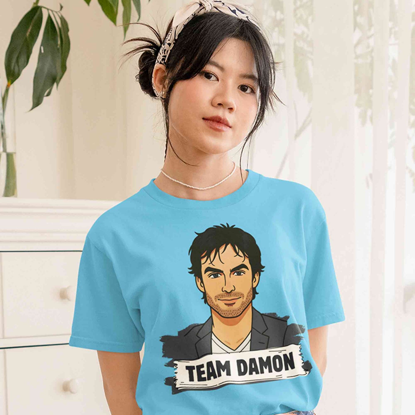 the vampire diaries damon t-shirt tv & movies buy online india the banyan tee tbt men women girls boys unisex turquoise