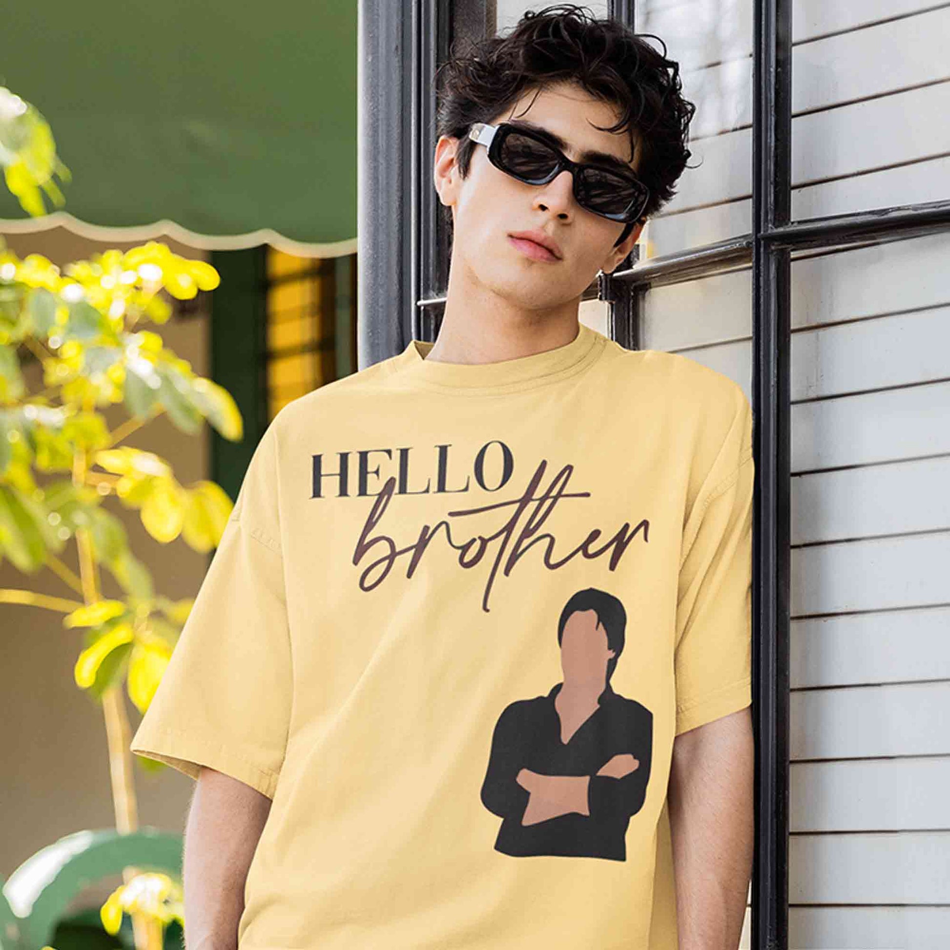 the vampire diaries hello brother t-shirt tv & movies buy online india the banyan tee tbt men women girls boys unisex beige tvd stefan elena damon caroline katherine tyler bonnie