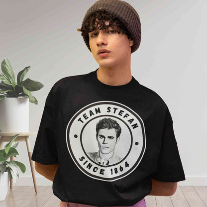 the vampire diaries team stefan t-shirt tv & movies buy online india the banyan tee tbt men women girls boys unisex black