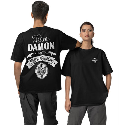 The Vampire Diaries Oversized T shirt - Team Damon