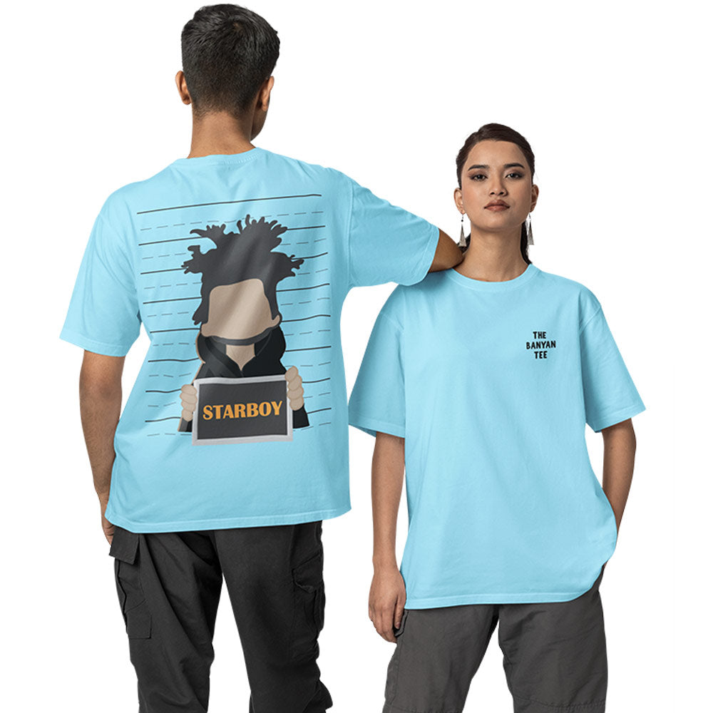 The Weeknd Oversized T shirt - Starboy
