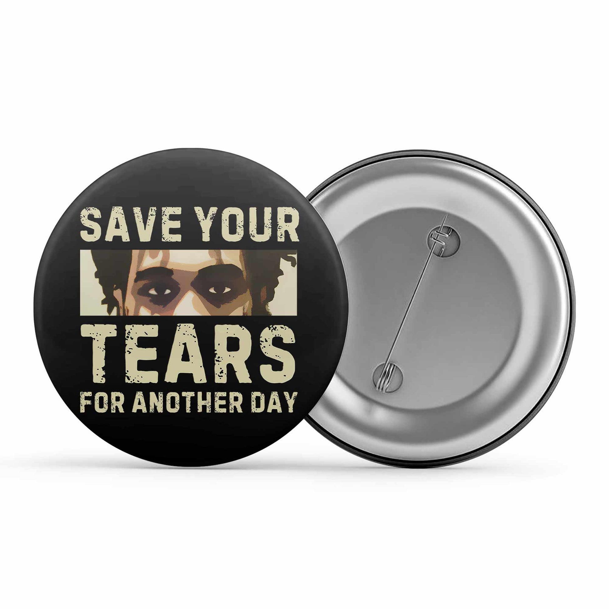 the weeknd save your tears badge pin button music band buy online india the banyan tee tbt men women girls boys unisex