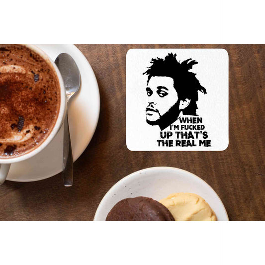 the weeknd the hills coasters wooden table cups indian music band buy online india the banyan tee tbt men women girls boys unisex