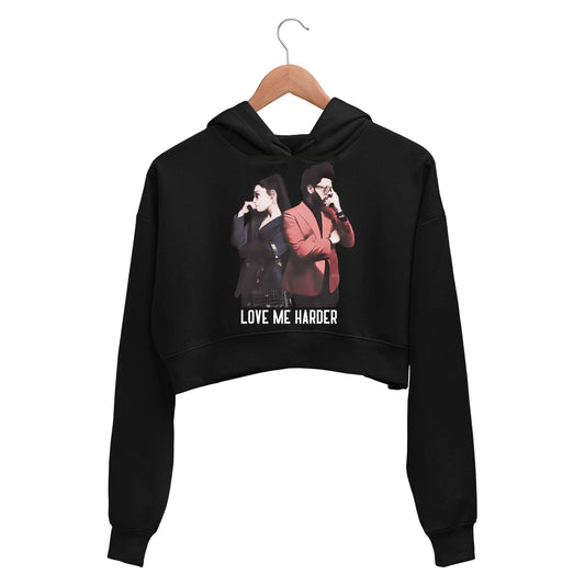 the weeknd i feel it coming crop hoodie hooded sweatshirt upper winterwear music band buy online india the banyan tee tbt men women girls boys unisex black