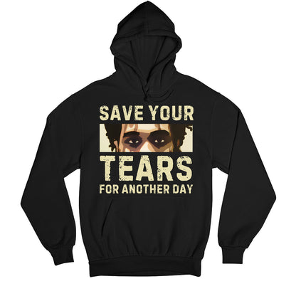 the weeknd save your tears hoodie hooded sweatshirt winterwear music band buy online india the banyan tee tbt men women girls boys unisex black