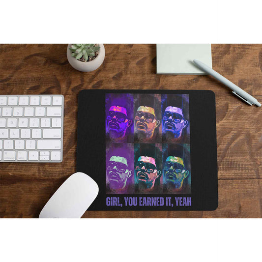 the weeknd earned it mousepad logitech large anime music band buy online india the banyan tee tbt men women girls boys unisex