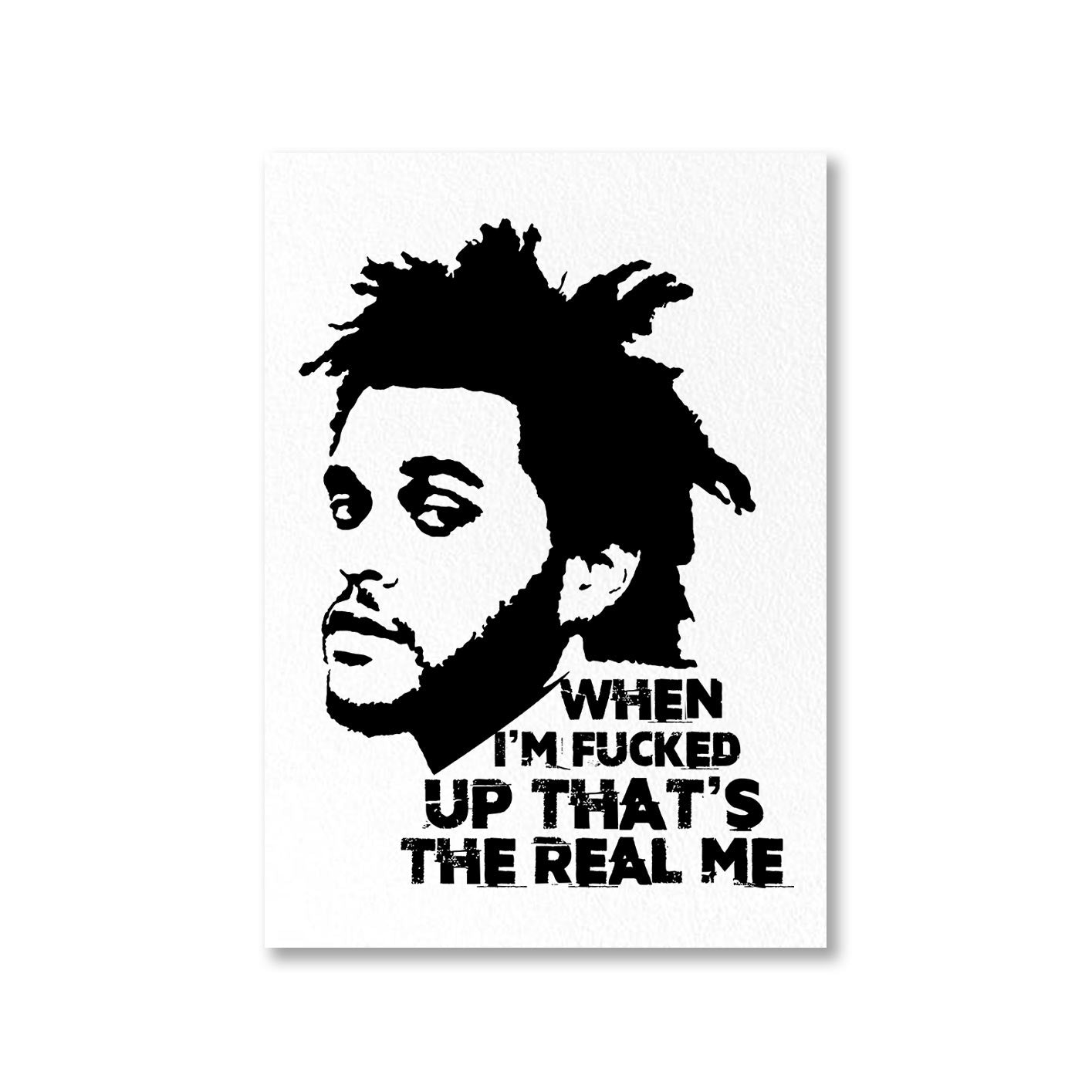 the weeknd earned it poster wall art buy online india the banyan tee tbt a4