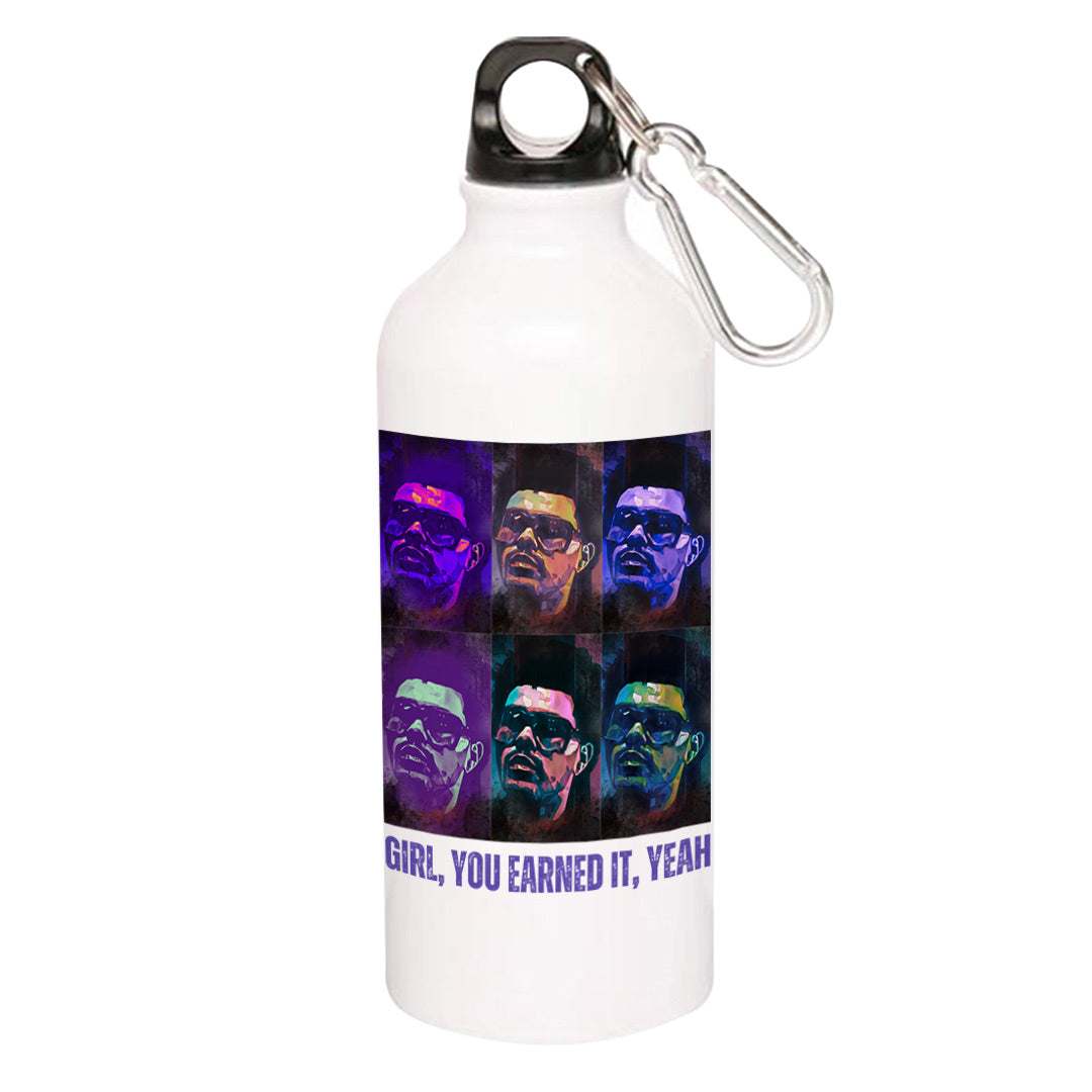 the weeknd earned it sipper steel water bottle flask gym shaker music band buy online india the banyan tee tbt men women girls boys unisex