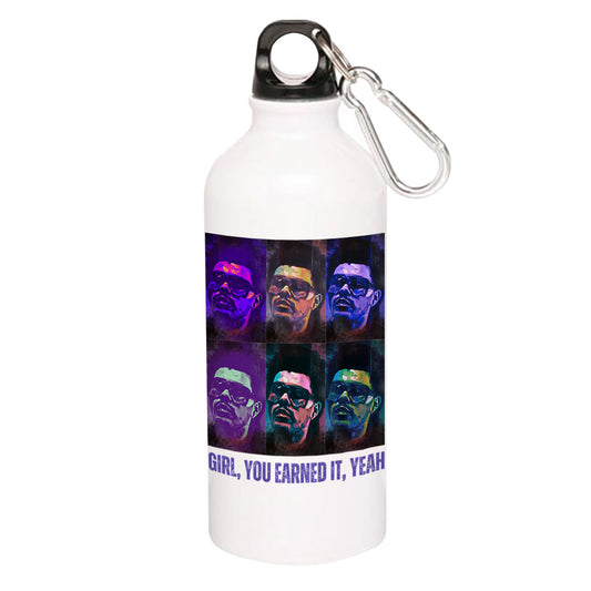 the weeknd earned it sipper steel water bottle flask gym shaker music band buy online india the banyan tee tbt men women girls boys unisex