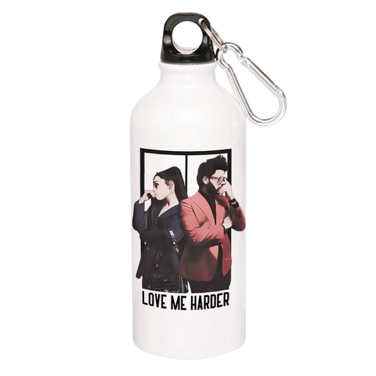 the weeknd love me harder sipper steel water bottle flask gym shaker music band buy online india the banyan tee tbt men women girls boys unisex