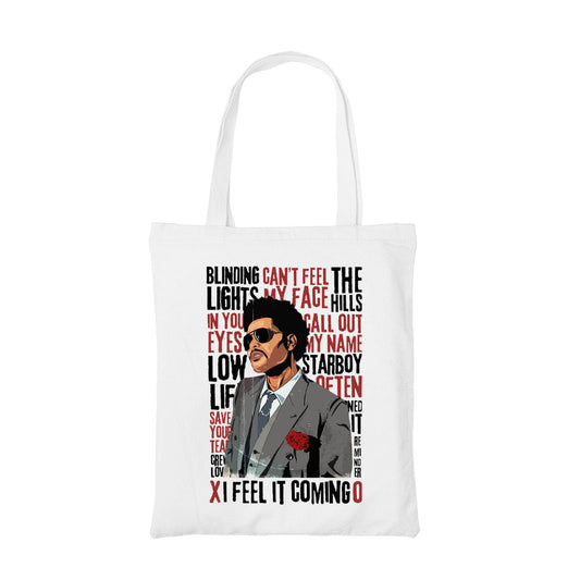 the weeknd starboy symphony tote bag cotton printed music band buy online india the banyan tee tbt men women girls boys unisex