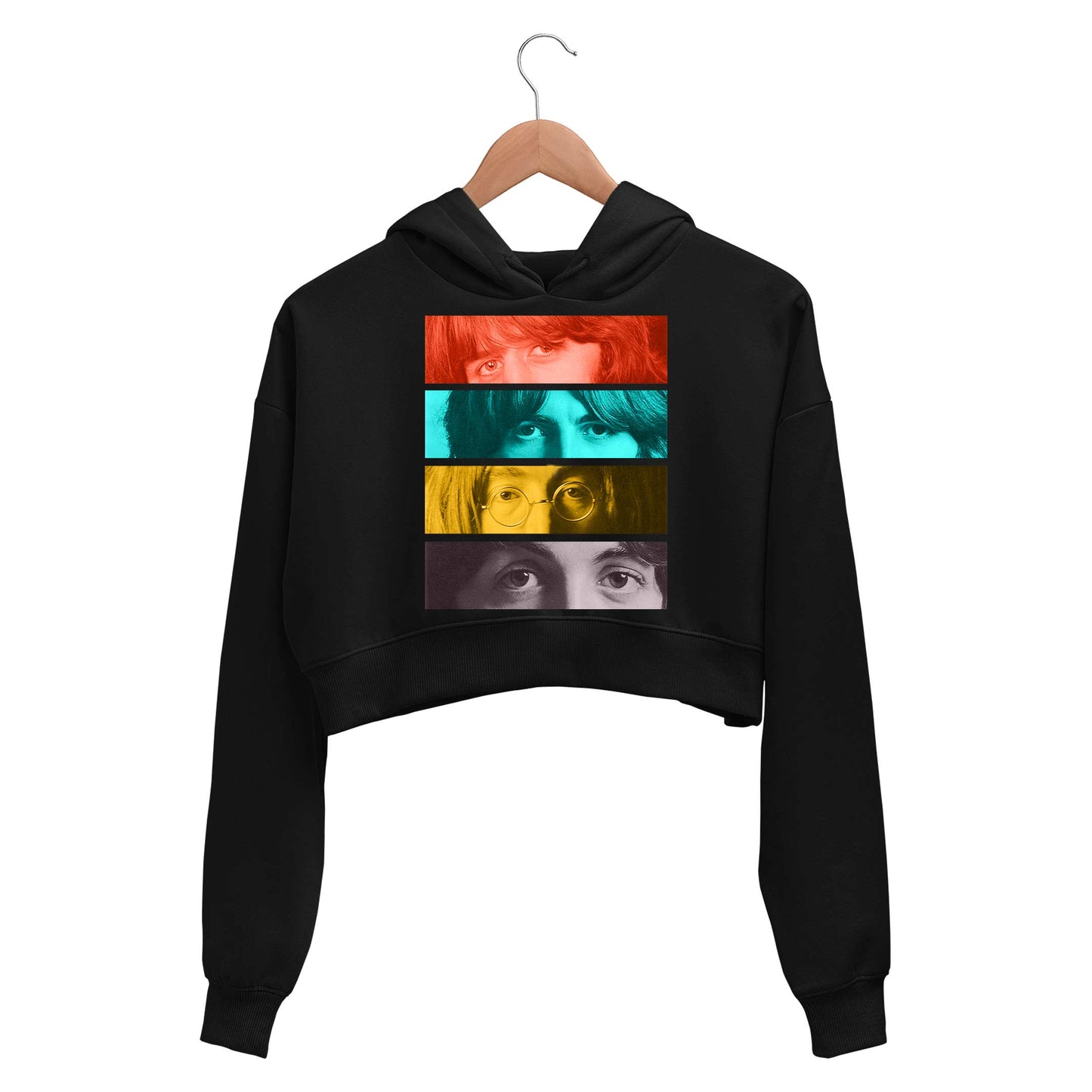 The Beatles Crop Hoodie - Return If Possible Crop Hooded Sweatshirt for Women The Banyan Tee TBT