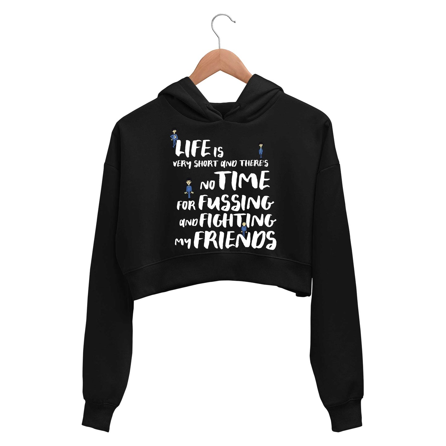 We Can Work It Out The Beatles Crop Hoodie Crop Hooded Sweatshirt for Women The Banyan Tee TBT