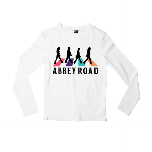 The Beatles Full Sleeves T-shirt Long Sleeves - Abbey Road Full Sleeves T-shirt Long Sleeves The Banyan Tee TBT