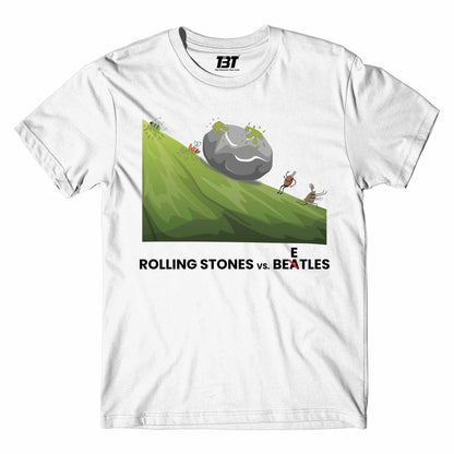 Stones Vs Beetles Funny The Beatles T-shirt - T-shirt The Banyan Tee TBT shirt for men women boys designer stylish online cotton india