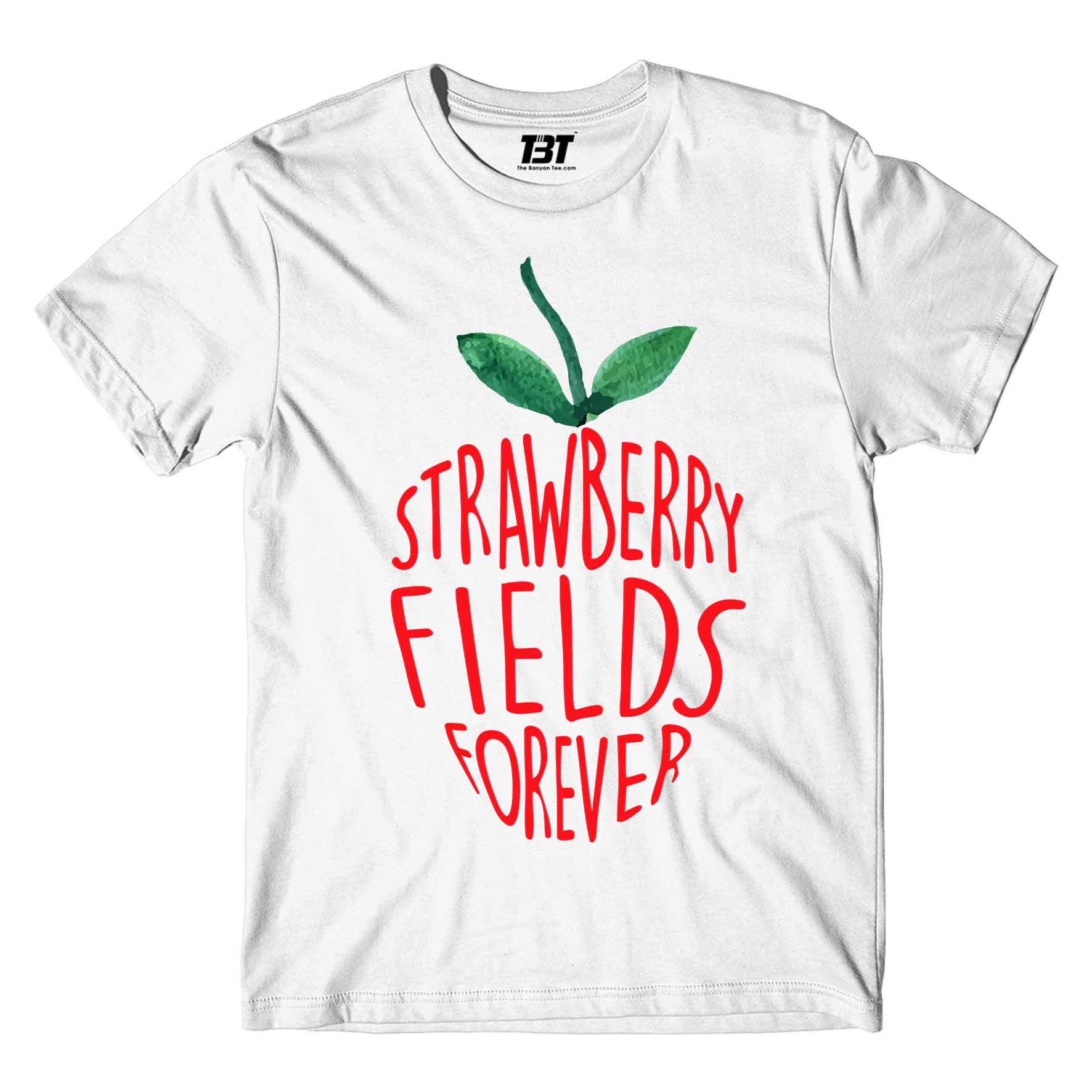 The Beatles T-shirt - Strawberry Fields Forever T-shirt The Banyan Tee TBT shirt for men women boys designer stylish online cotton india