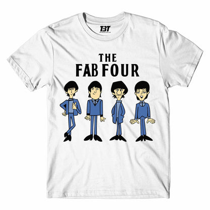 Cartoon caricature The Beatles T-shirt T-shirt The Banyan Tee TBT shirt for men women boys designer stylish online cotton india