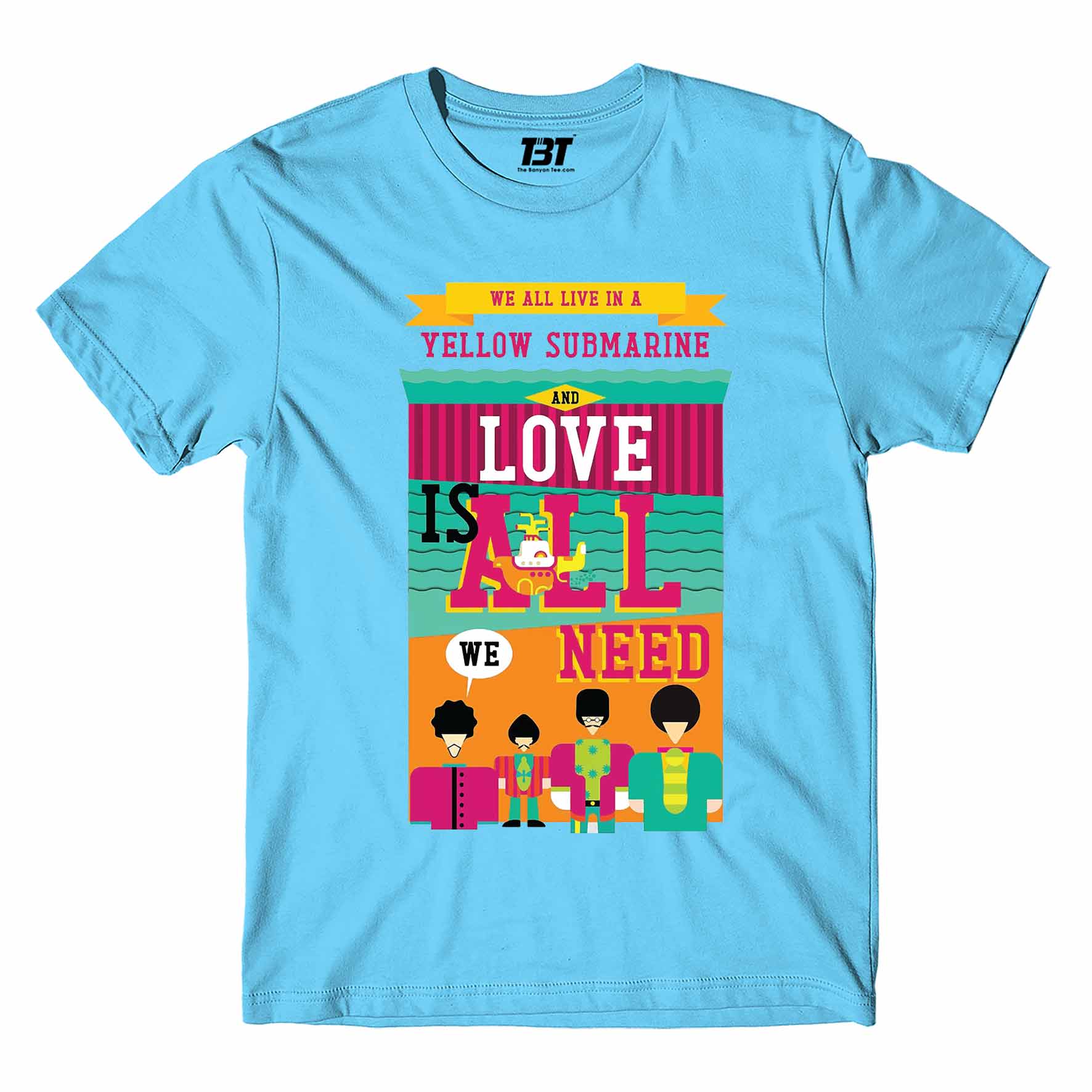 Yellow Submarine The Beatles T-shirt - T-shirt The Banyan Tee TBT shirt for men women boys designer stylish online cotton india