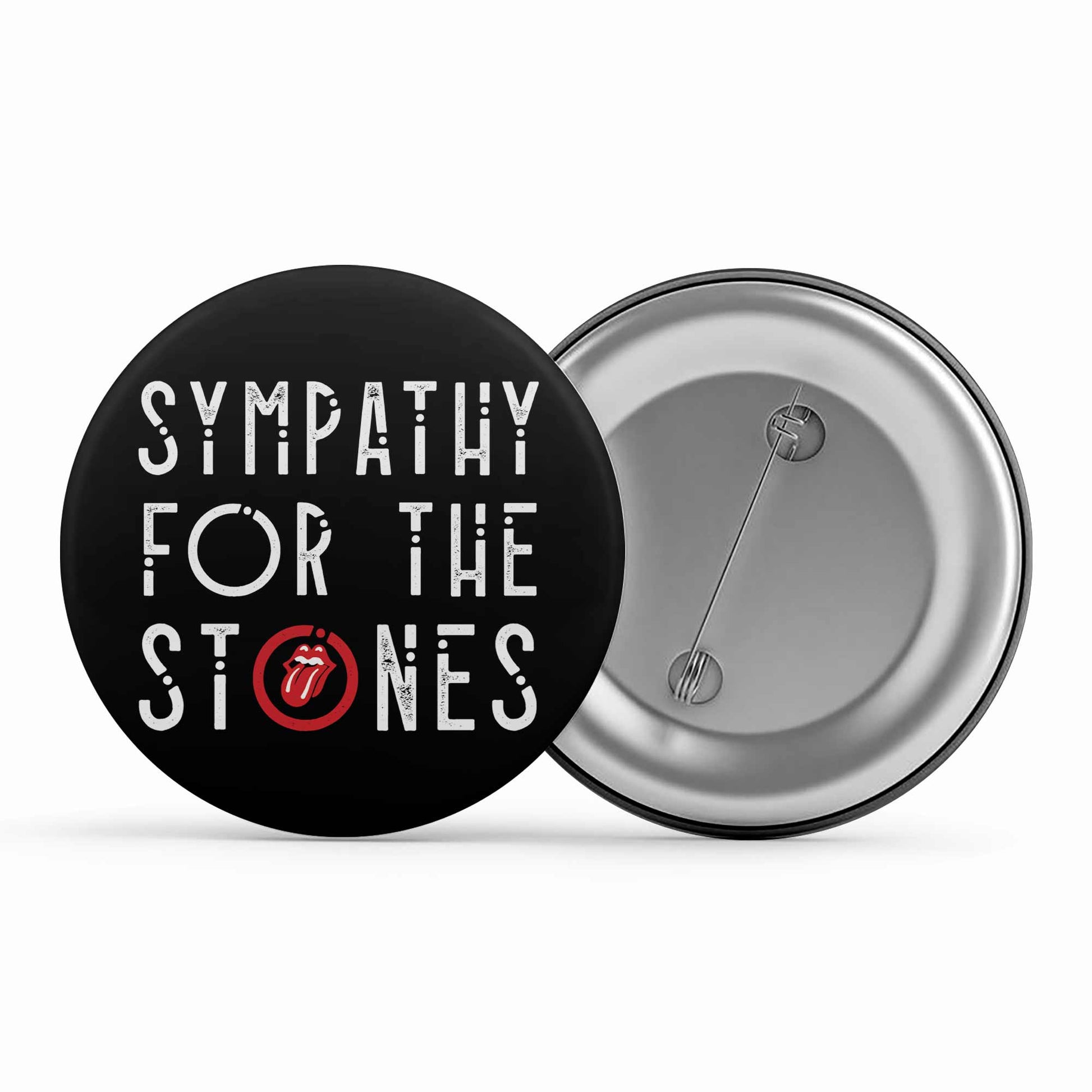 the rolling stones sympathy for the stones badge pin button music band buy online india the banyan tee tbt men women girls boys unisex