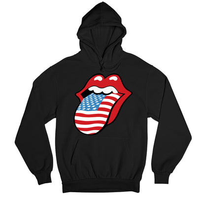 the rolling stones tongue hoodie hooded sweatshirt winterwear music band buy online india the banyan tee tbt men women girls boys unisex black