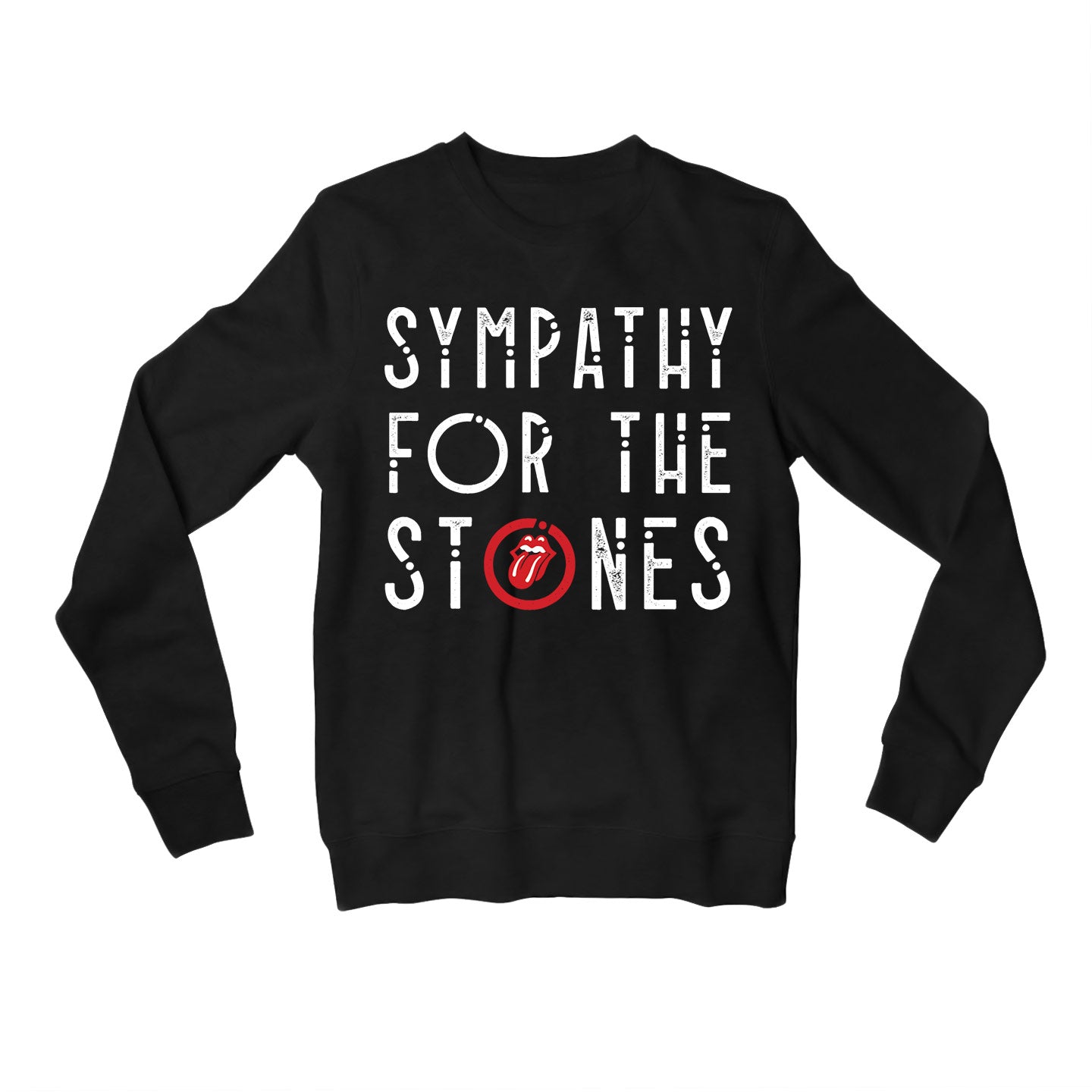 the rolling stones sympathy for the stones sweatshirt upper winterwear music band buy online india the banyan tee tbt men women girls boys unisex black