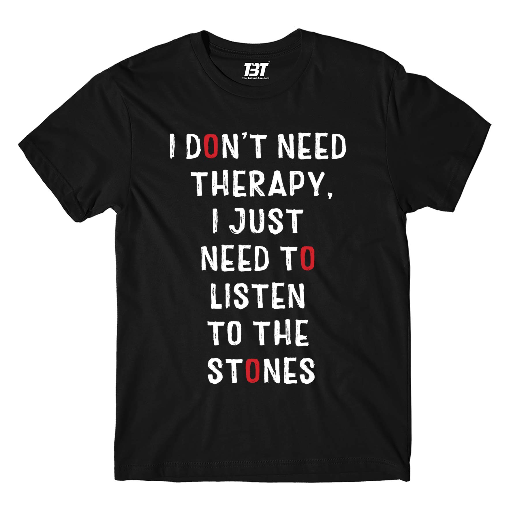 the rolling stones i don't need therapy t-shirt music band buy online india the banyan tee tbt men women girls boys unisex Sky Blue