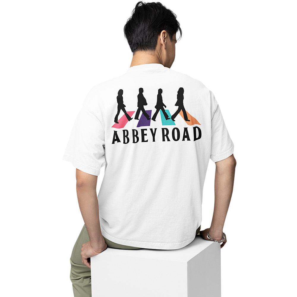 the beatles oversized t shirt - abbey road music t-shirt white buy online india the banyan tee tbt men women girls boys unisex