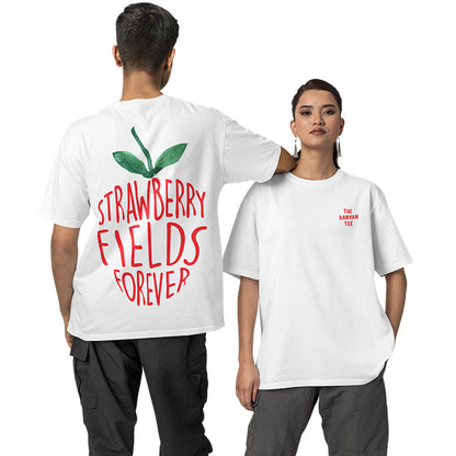 The Beatles Oversized T shirt - Strawberry Fields