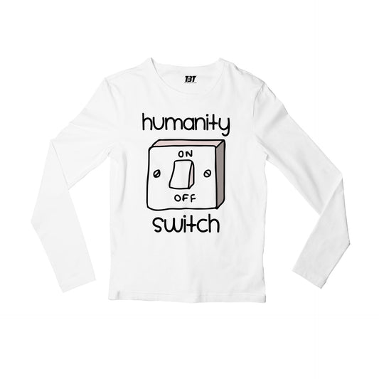 The Vampire Diaries Full Sleeves T-shirt - Humanity Switch Full Sleeves T-shirt The Banyan Tee TBT