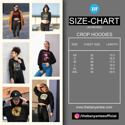 Crop Hoodie - Tic Tac XO