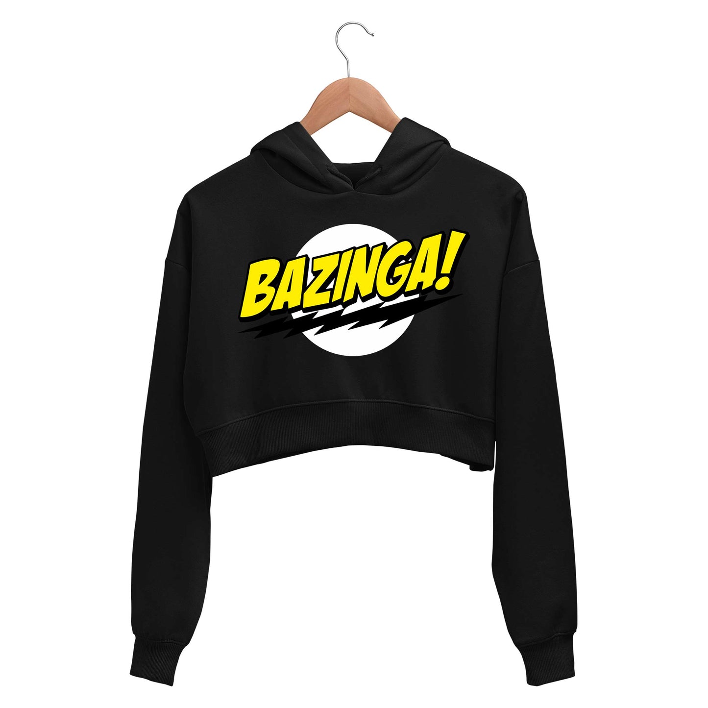 The Big Bang Theory Crop Hoodie - Crop Hooded Sweatshirt for Women The Banyan Tee TBT