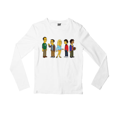 The Big Bang Theory Full Sleeves T-shirt Full Sleeves T-shirt The Banyan Tee TBT Simpsons Sheldon Leonard Penny Raj Howard