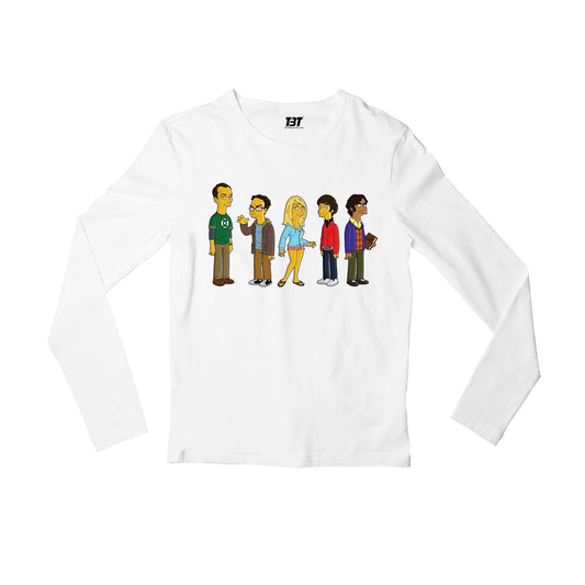The Big Bang Theory Full Sleeves T-shirt Full Sleeves T-shirt The Banyan Tee TBT Simpsons Sheldon Leonard Penny Raj Howard