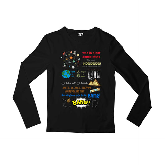 The Big Bang Theory Full Sleeves T-shirt - Doodle Full Sleeves T-shirt The Banyan Tee TBT