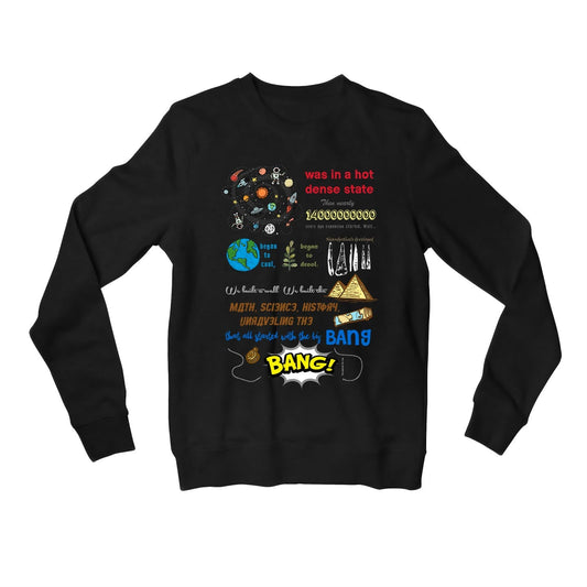 The Big Bang Theory Sweatshirt - Doodle Sweatshirt The Banyan Tee TBT