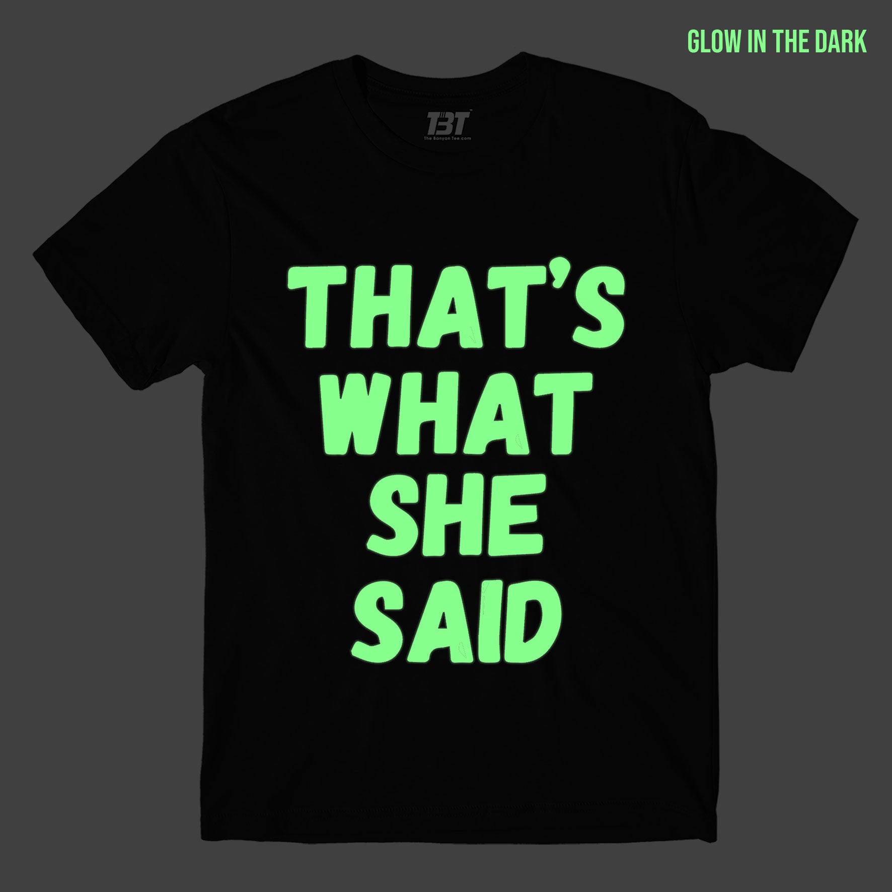 Glow In The Dark The Office T-shirt by The Banyan Tee