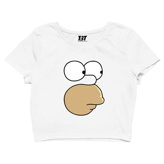 The Simpsons Crop Top Merchandise Apparel Clothing Shirt