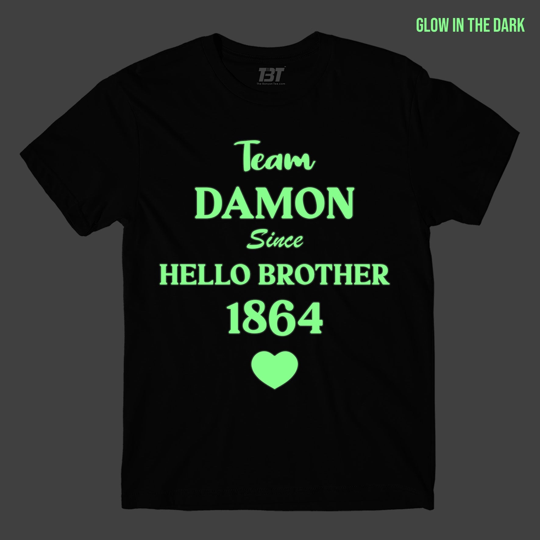 Glow In The Dark The Vampire Diaries T-shirt by The Banyan Tee
