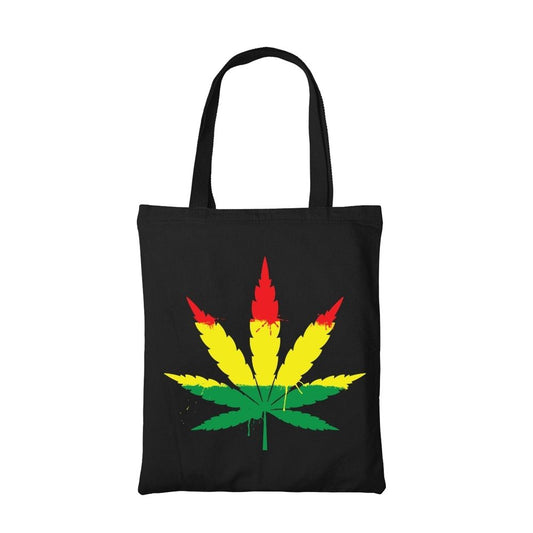 bob marley unity leaf tote bag cotton printed music band buy online india the banyan tee tbt men women girls boys unisex  